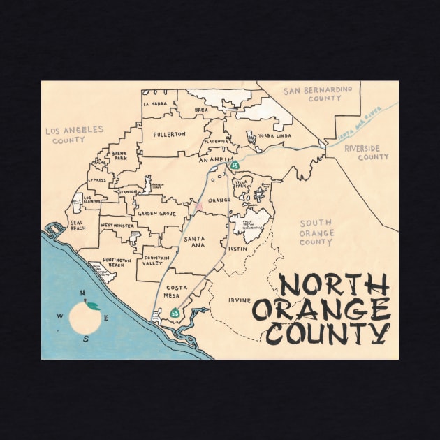 North Orange County by PendersleighAndSonsCartography